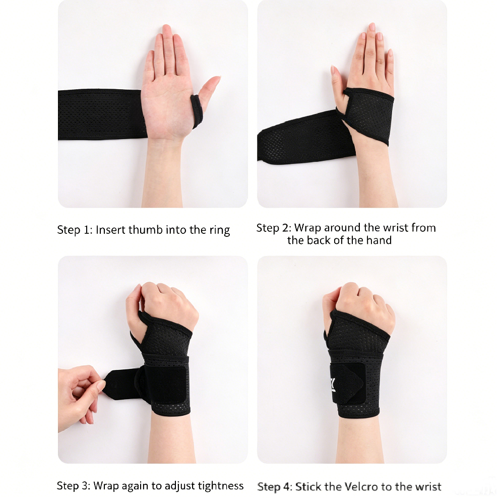 1PCS Adjustable Compression Me - Wrist Wrap Support recension och pris