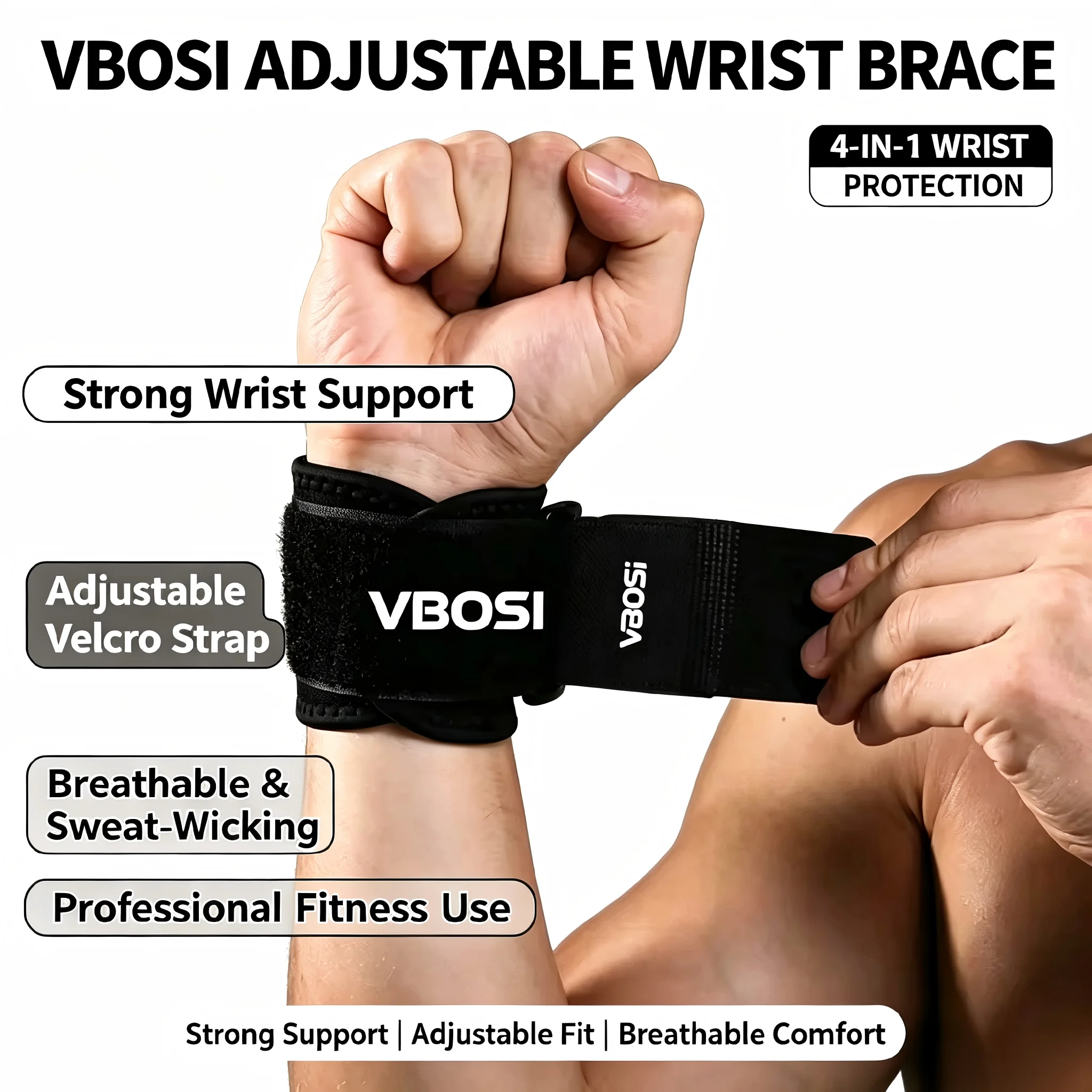Professional Breathable Wrist  - Wrist Wrap Support recension och pris