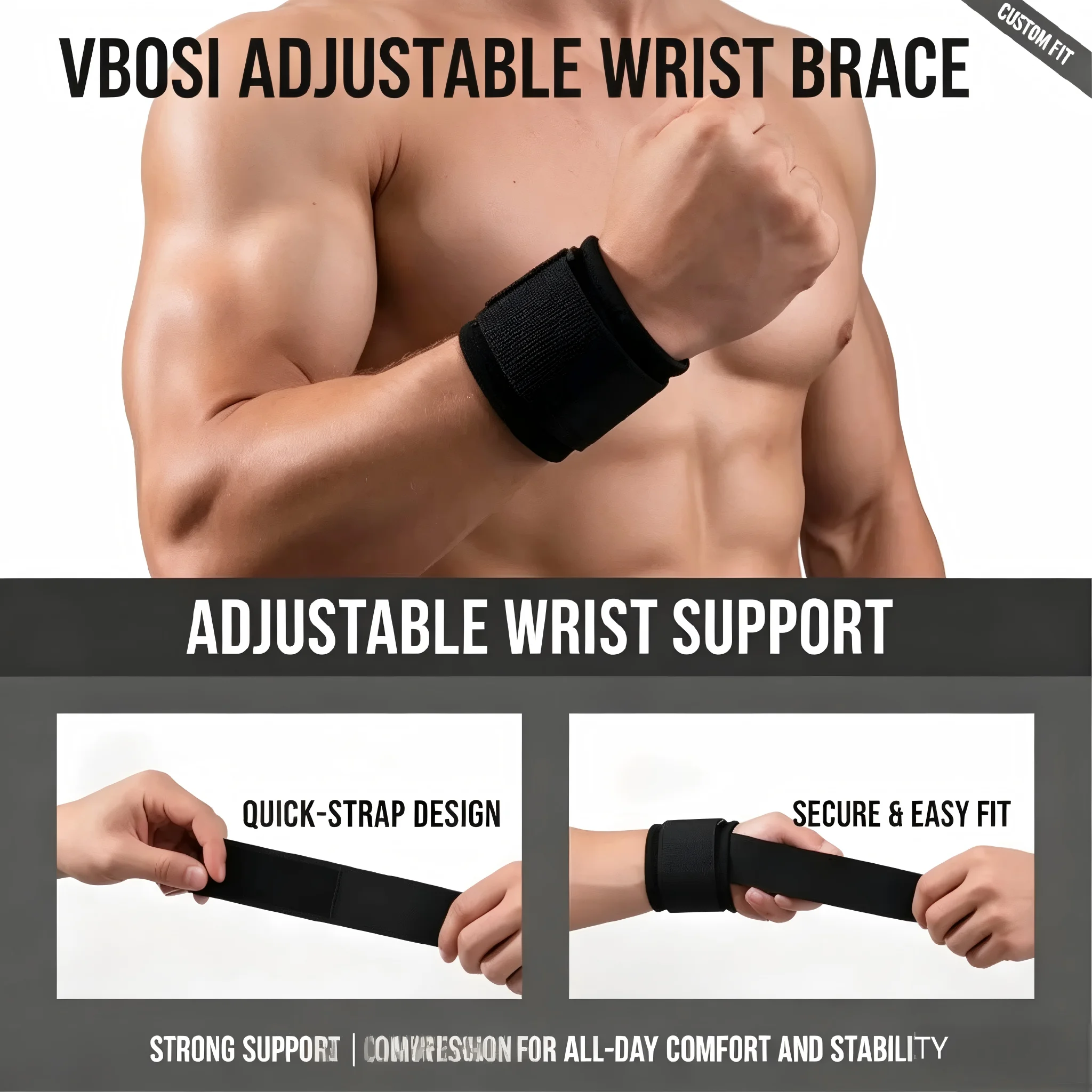 Professional Breathable Wrist  - Wrist Wrap Support recension och pris