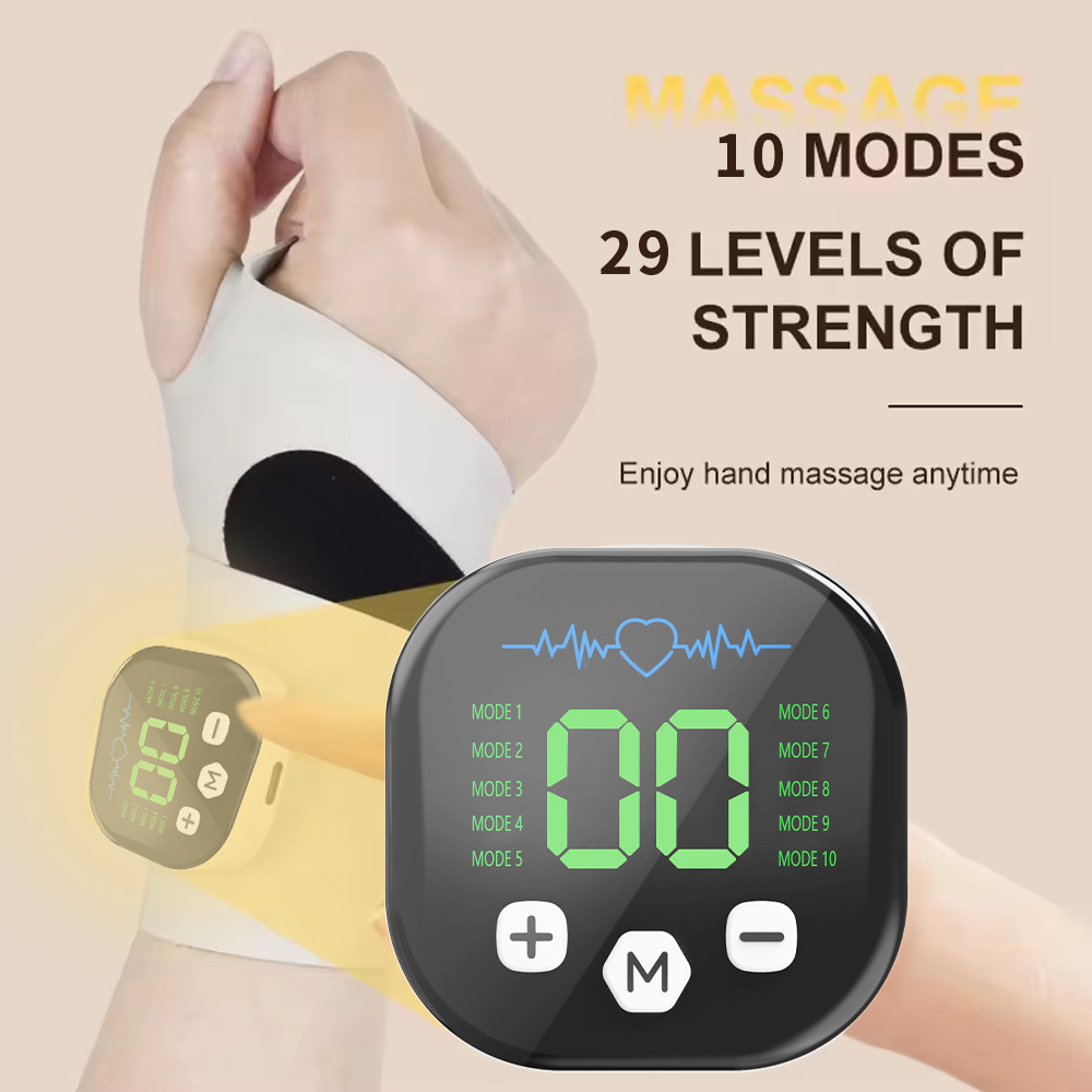 Electric Hand Massager EMS Mic - Wrist Wrap Support recension och pris