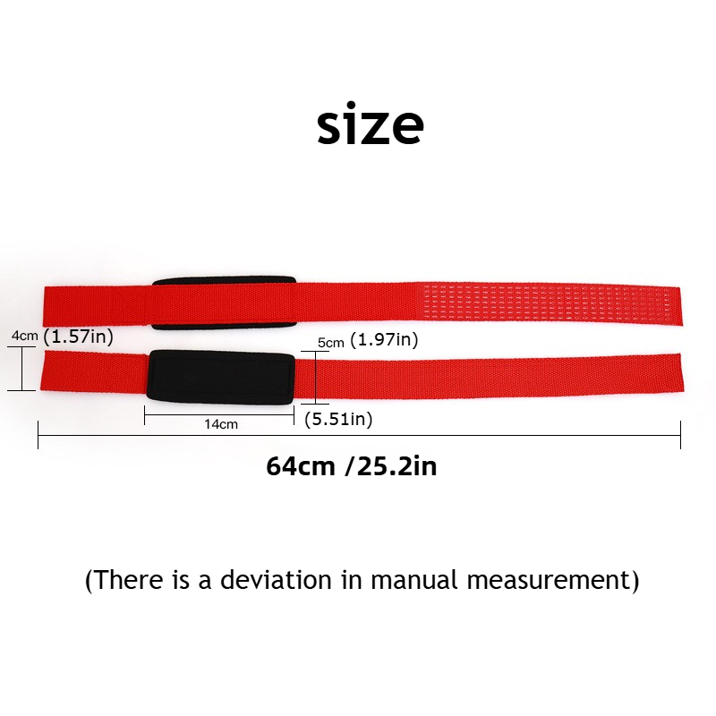 2Pcs Gym Lifting Straps Fitnes - Wrist Wrap Support recension och pris